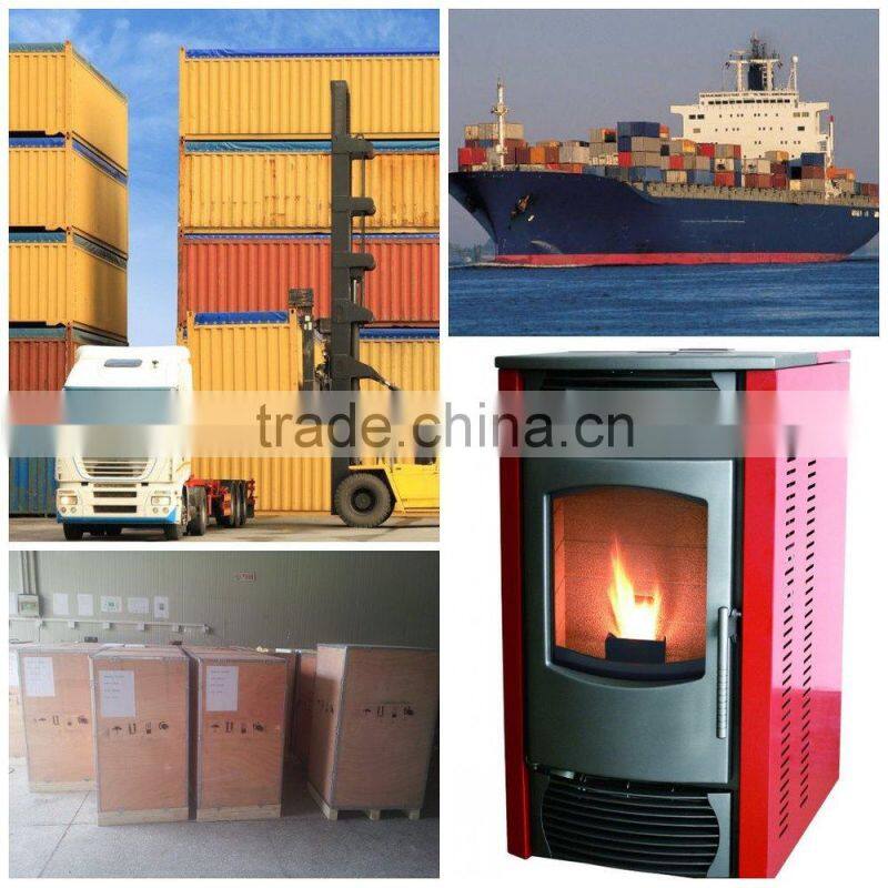high efficient pellet stove from poland/ stove with chimney/ pellet stove with remote control