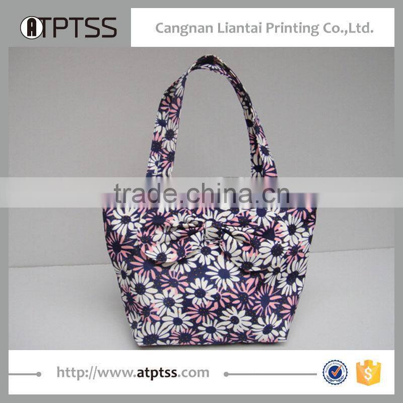 Factory manufacurer Cotton shopping Popular Generous fashion canvas tote bag