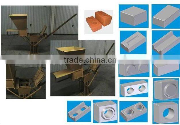 Multifunctional small manufacturing machines interlocking brick machine with low price