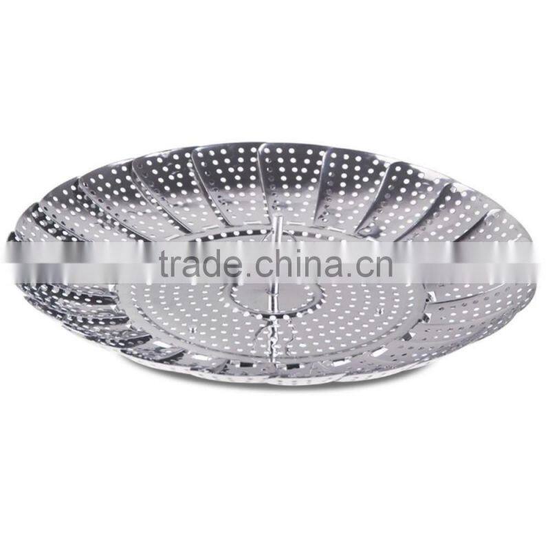 Vegetable Steamer Basket 100% Stainless Steel,Foldable