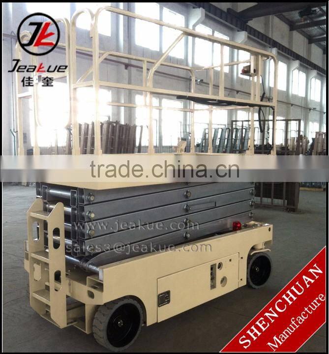 Widely used in warehouse/workshop/factory 320kg Self propelled Scissor Working Platform