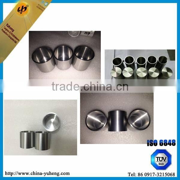 Min 99.95% purity tungsten melting pot