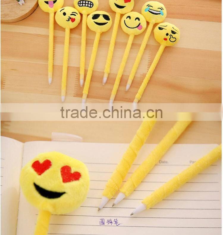 promotional wholesale cheap funny school office stationery mini lint expression roller ball point pen