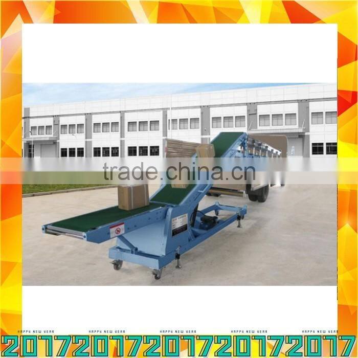 Telescopic belt conveyor for container load