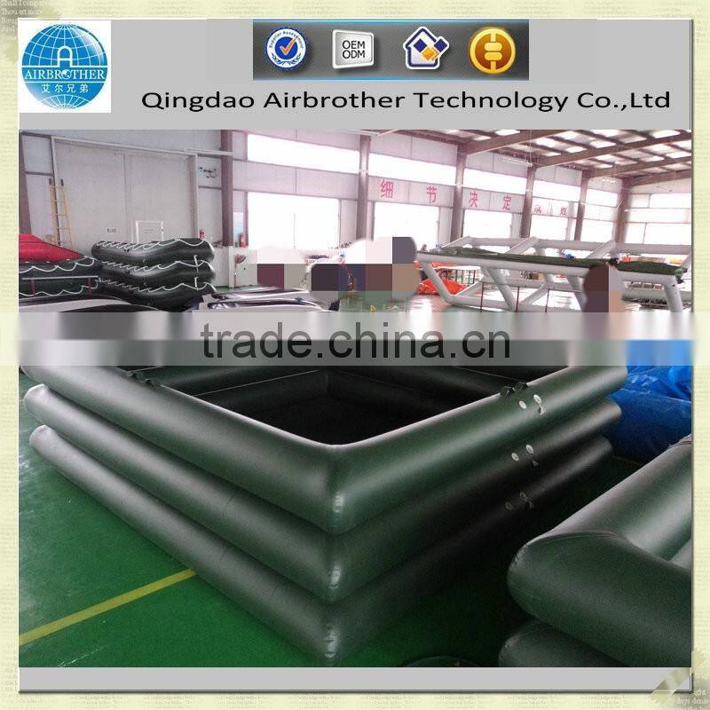 Flexible PVC pool for water sports