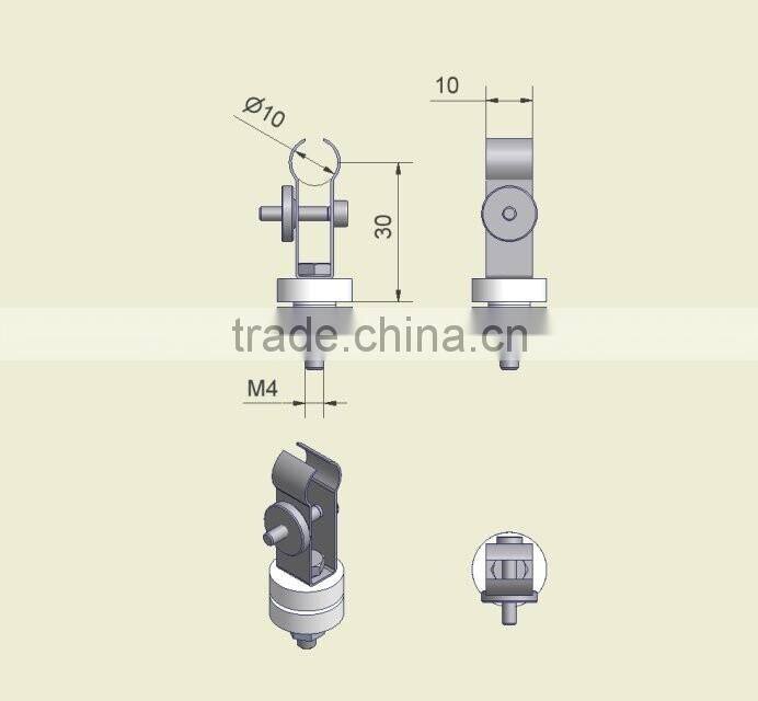 IR lamp for heating process glass bottle making machine
