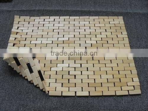 bamboo bath mat