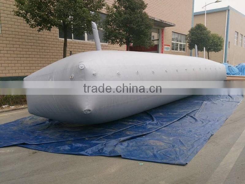 foldable big pvc tarpaulin liquid water tank, inflatable water tank