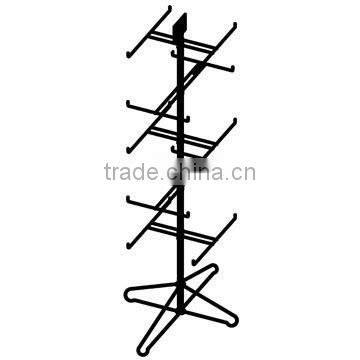 4 Tier Spinning Metal Snack Display Stands with Sign Plate New