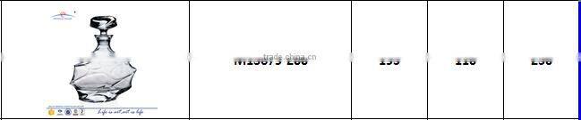 Wholesale high quality modern drinking glass liquor bottles for liquor