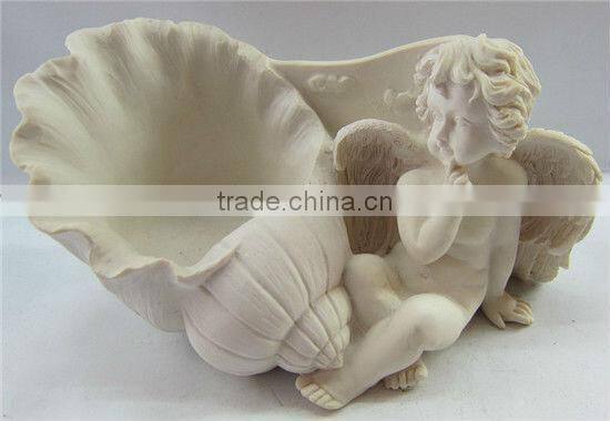 Decorate sitting mini angel statue