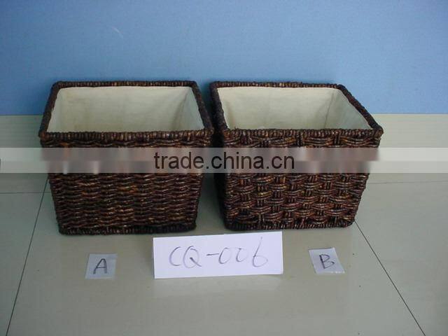 black water hyacinth basket seagrass baeket sea grass basket