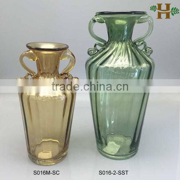 Best Selling Glasswares With Ears Home Decoration Vase