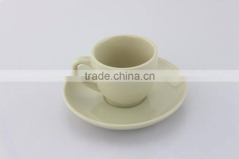 China factory wholesale custom color printed ceramic porcelain coffee tea cup and saucer set