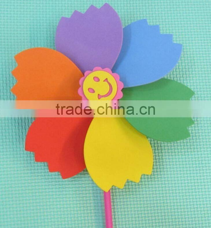 16053013 factory directly selling for Children handmade ready cutting eva winmill kit