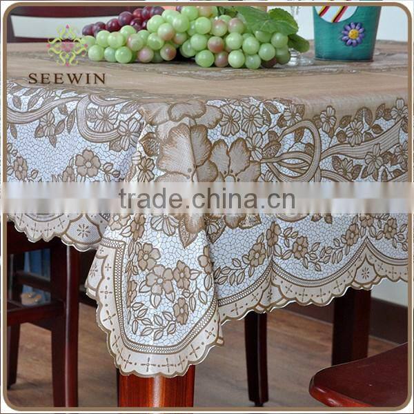 High Quality Rustic Print PVC Table Cloth Waterproof Oil Quality Disposable Plastic Table Cloth Tablecloth