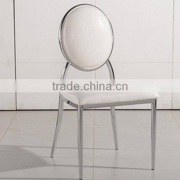Cheap Round Back Stainless Steel Dining Chairs for Sale