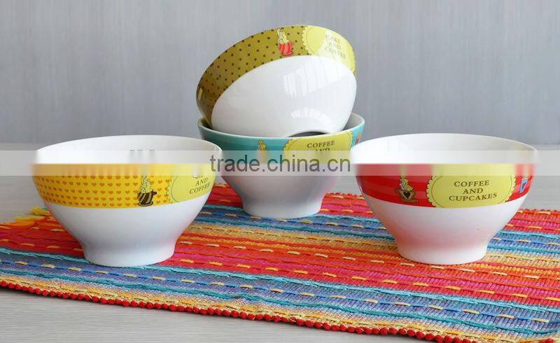 6pcs Stackable Bowl Set in Ceramic