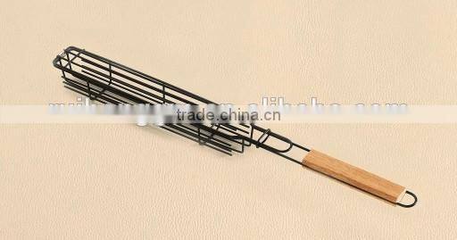 RH-HW232N Non stick vegetable BBQ kitchen cooking Shish kabob grill basket