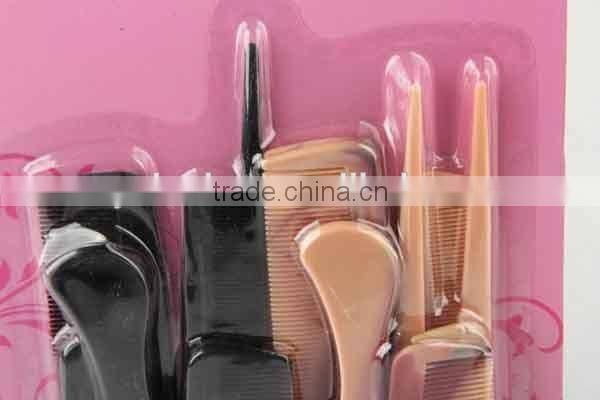 16PC Combined type plastic hair brush/comb