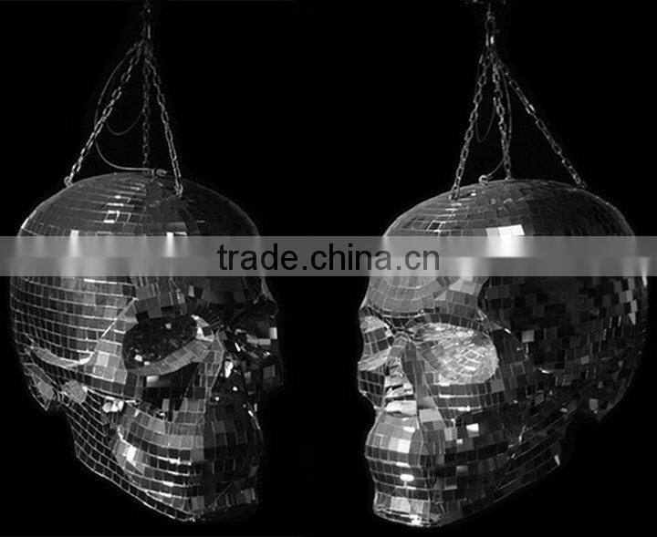 Giant skull sculpture for bar decoration