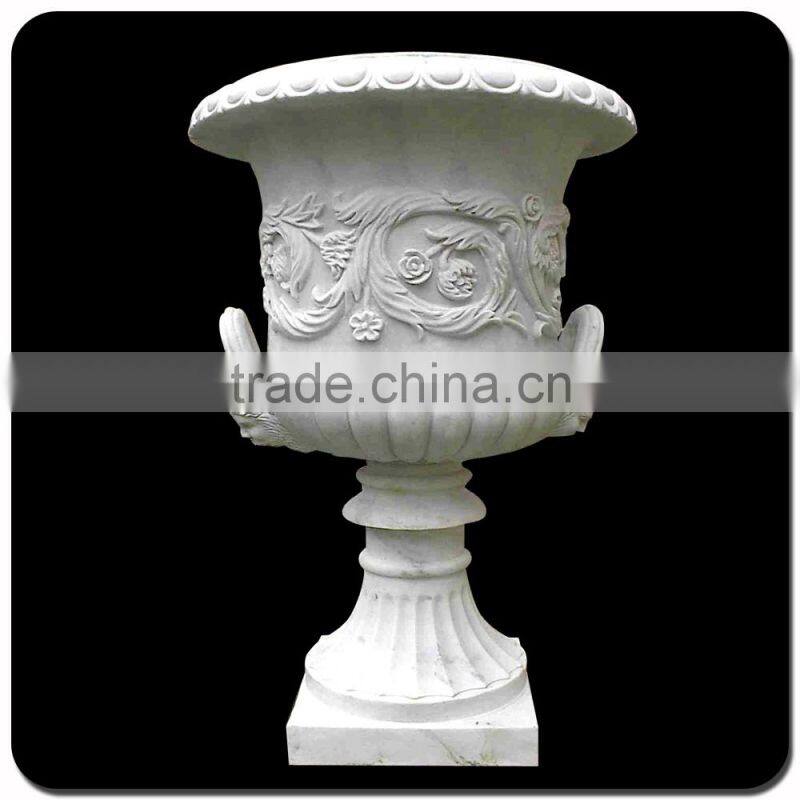 China white marble planter pot VFP-006L