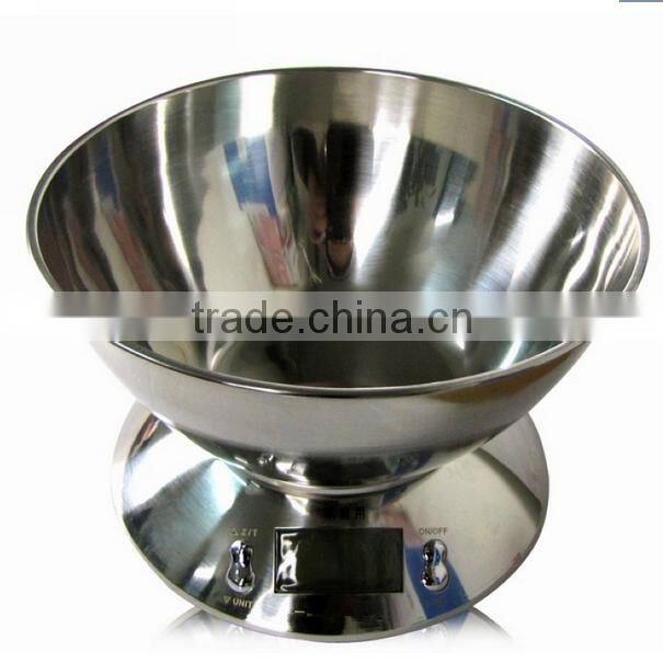 Multifunction Food Kitchen Scale with Removable Bowl