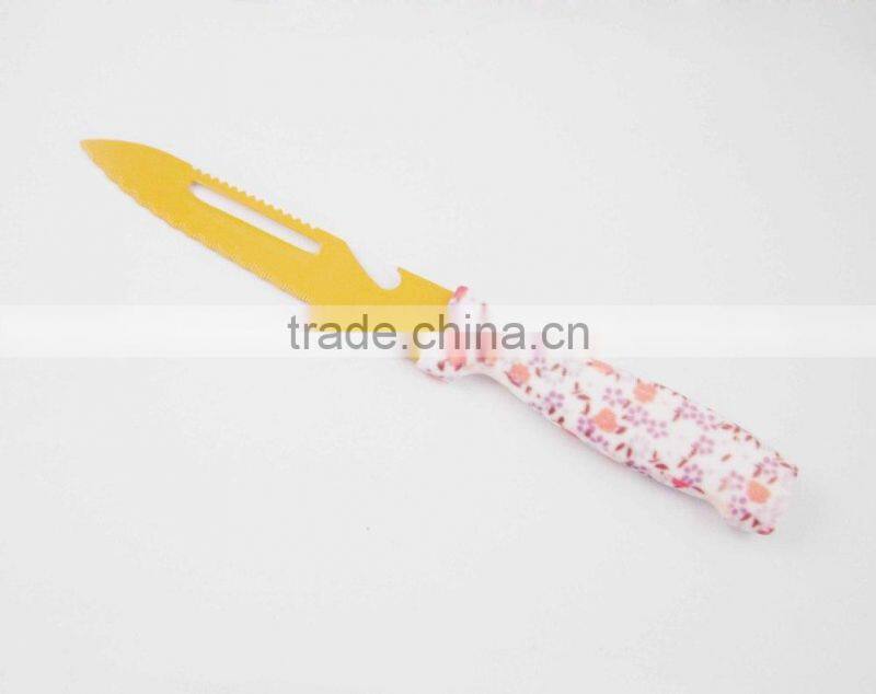 Pattern Handle Utility Kitchen Knife