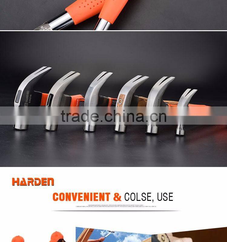 Professional 8oz/250g Carbon Steel Claw Hammer With Tubular Handle