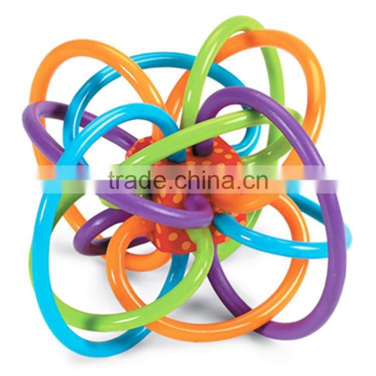 wholesale baby teether toy winkel rattle baby teeth rattle toys