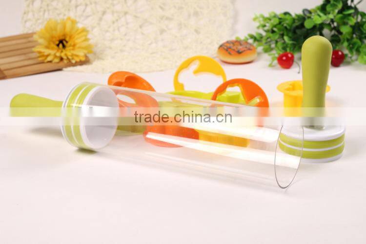 Plastic pastry bread hand rolling pin used dough roller kitchen mixing tools
