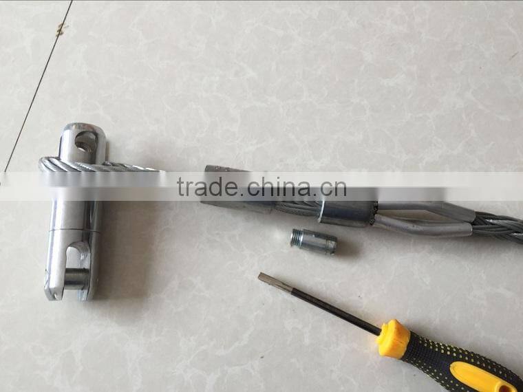 25-70mm2 Galvanize Cable sock / Zinc cable pulling sock /Line stringing swivels