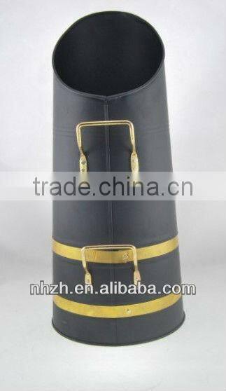 household fireside metal matte black coal scuttles