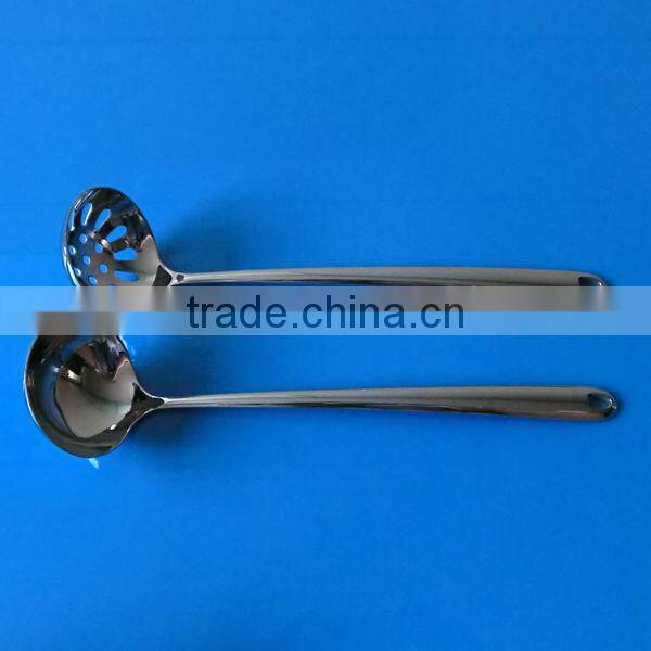 2 pcs kitchen tool set,Slotted Soup Spoon & Soup Spoon RH -0264