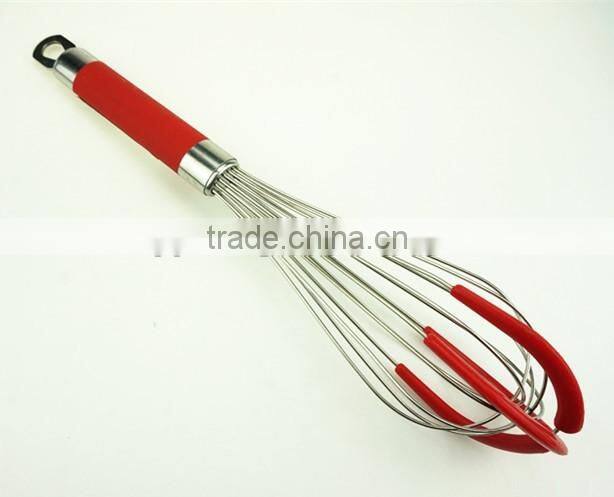 13019 stainless steel Egg Beater Blender with rubber insert