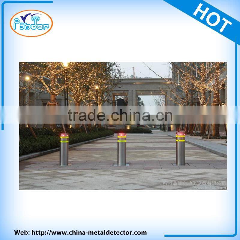 Full Automatic electric parking rising bollards/Anti-terrorist car block automatic rising bollard