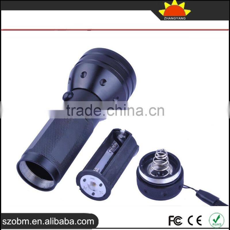 Wholesale OEM 51 LED 395nm - 400nm UV Purple Light LED Flashlight Torch