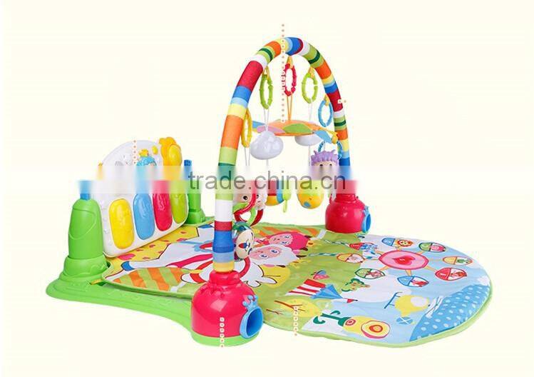 funny education musical baby play gym mat baby play gym