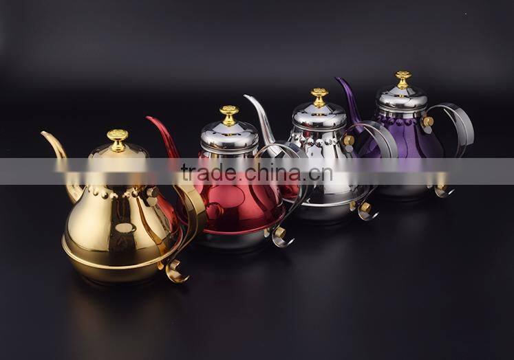 Elegant home stainless steel hand drip coffee kettle