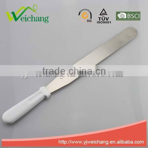 WCA207 Professional Cake Decorating Tools 10"12"14" Stainless Steel Cake Spatula with hard PP Handle