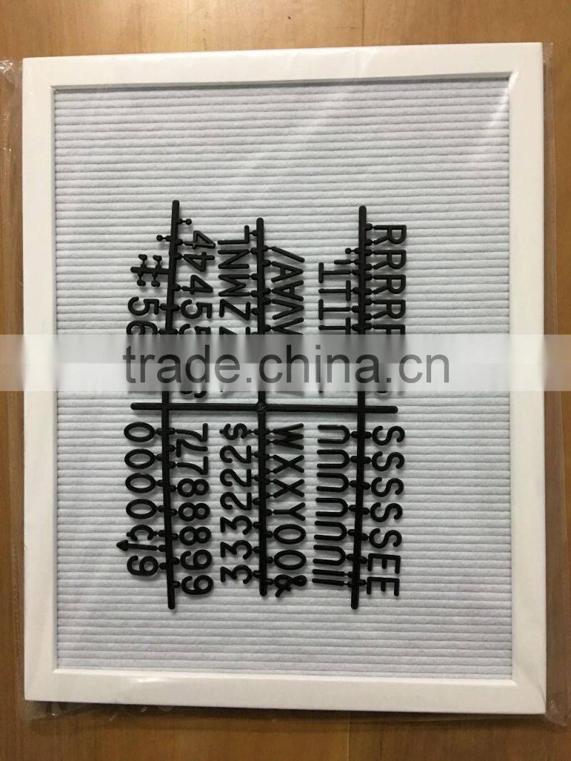 Custom Wooden Felt Menu Letter Board with Letters