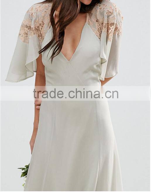 Guangzhou clothing OEM wholesale women's boutique bridesmaid clothes pretty dresses