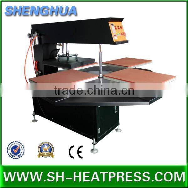 Automatic Four Stations Heat Press machine,six station heat press machine with CE CERTIFICATE