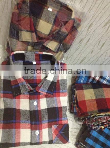 Flannel checked shirts man custom flannel shirts