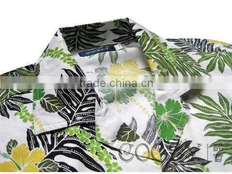 wholesale of hawaiian man shirts short sleeve printed hawaiian man casual shirts