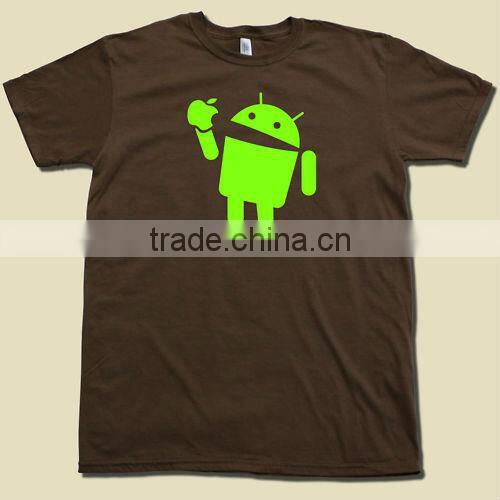 Android eats Apple t-shirt FUNNY nerd computer geek tee