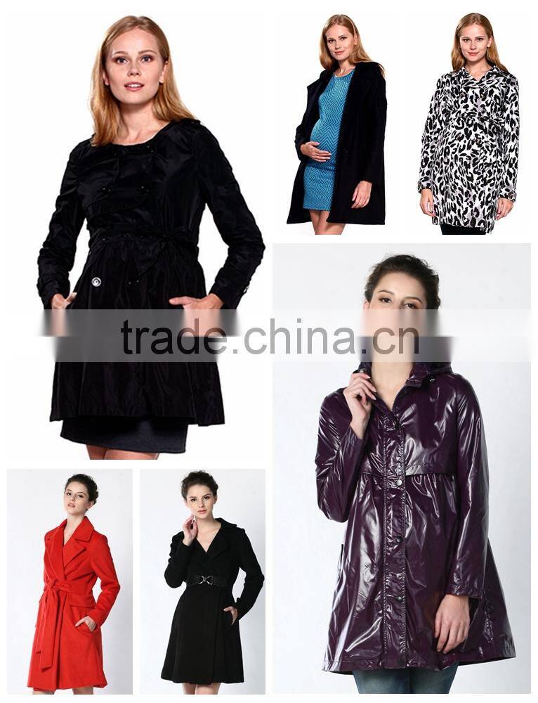 Factory supply Fashion design rabbit fur coat