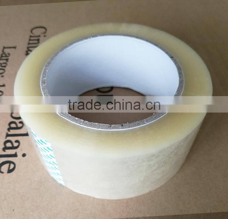 clear Acrylic Adhesive packing bopp tape/best selling cheap carton sealing bopp tape