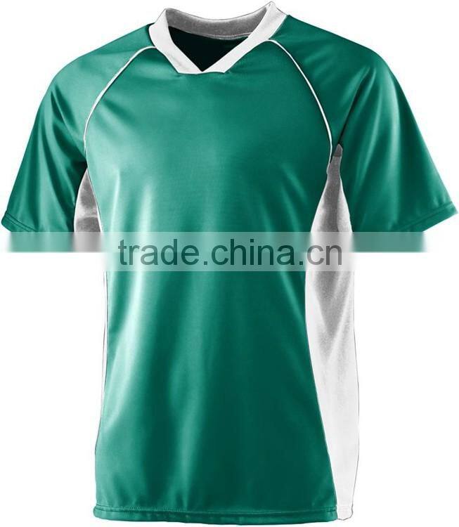 Kroad customized heat transfer v neck soccer shirts, dry fit and qucik dry soccer jersey