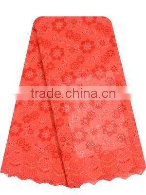 Bestwaytex Beautiful Yellow Embroidered Swiss Voile Lace in Switzerland SL0409-6